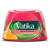 Vatika Repair & Restore Styling Hair Cream With Honey & Castor - 140ML - ShopXonline